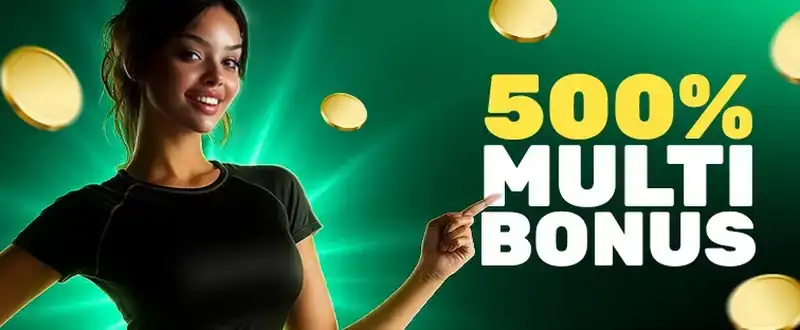 Dash Bet Multi Bonus 500% promo image